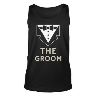 The Groom Bachelor Party Unisex Tank Top - Seseable