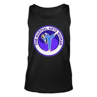 The Martial Arts Woman Unisex Tank Top | Mazezy