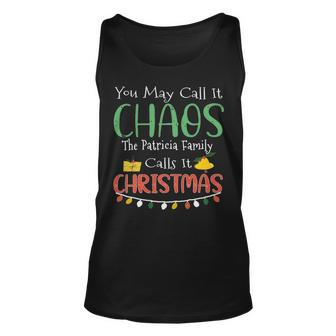 The Patricia Family Name Gift Christmas The Patricia Family Unisex Tank Top - Seseable