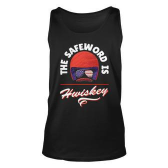 The Safeword Is Whiskey Unisex Tank Top | Mazezy
