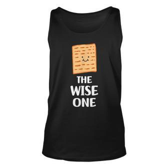 The Wise One Matzo - Funny Passover Haggadah Seder Unisex Tank Top | Mazezy