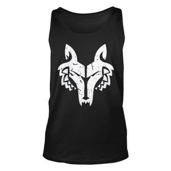 The Wolf Pack Logo The Mandalorian Unisex Tank Top | Mazezy