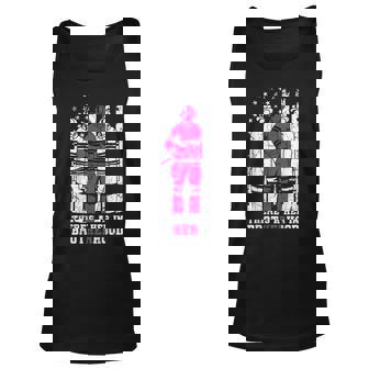 Theres A Her In Brotherhood Firefighter Firewoman Rescuer Unisex Tank Top - Seseable