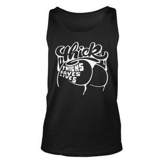 Thick Thighs Save Lives Gym Workout Thick Thighs Unisex Tank Top | Mazezy
