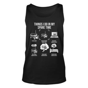 Things I Do In My Spare Time Meat Smoker Unisex Tank Top - Seseable