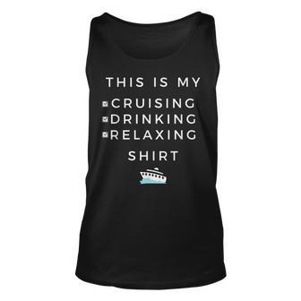 This Is My Cruising Drinking - For Cruise Vacation Unisex Tank Top | Mazezy DE