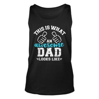 This Is What A Cool Dad Looks Like Unisex Tank Top - Thegiftio UK