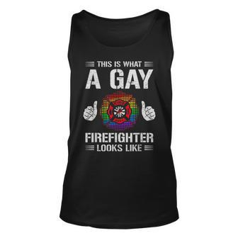 This Is What A Gay Firefighter Looks Like Unisex Tank Top - Seseable