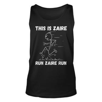 This Is Zaire Run Zaire Run Personalized Name Fun Track Team Unisex Tank Top - Thegiftio UK