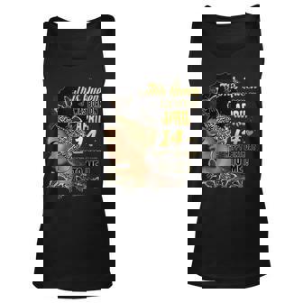 This Queen Was Born On April 14 14Th April Birthday Unisex Tank Top | Mazezy