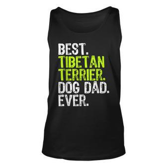 Tibetan Terrier Dog Dad Fathers Day Gift Shirt Unisex Tank Top | Mazezy