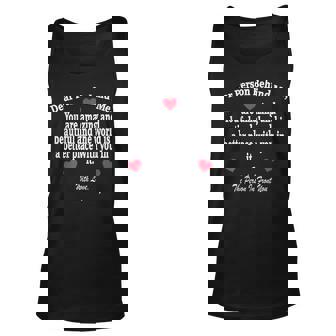 To The Person Behind Me You Amazing Beautiful And Enough Unisex Tank Top | Mazezy