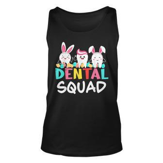 Tooth Bunny Easter Day Dentist Dental Hygienist Assistant Unisex Tank Top | Mazezy