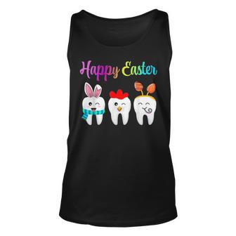 Tooth Easter Gift Funny Costume Bunny Chick Rabbit Eggs Unisex Tank Top - Seseable