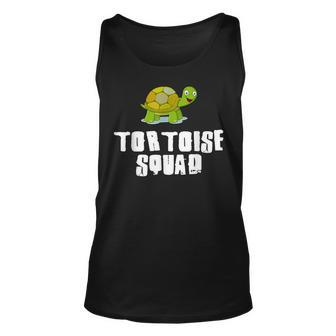 Tortoise Squad Cool Animal Unisex Tank Top | Mazezy