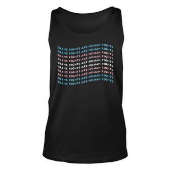 Trans Rights Are Human Rights Lgbtq Pride Month Unisex Tank Top | Mazezy