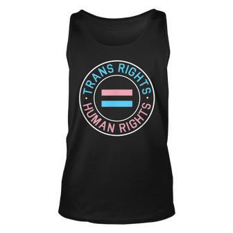 Trans Rights Are Human Rights Protest Unisex Tank Top | Mazezy