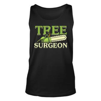 Tree Surgeon Funny Lumberjack Logger Unisex Tank Top - Seseable