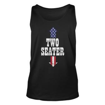 Two Seater Funny Usa 4Th Of July Party Naughty Adult Gift Unisex Tank Top - Seseable
