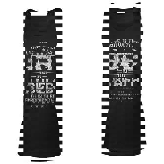 I Have Two Titles Dad And Abuelo Tee Fathers Day Tank Top | Mazezy