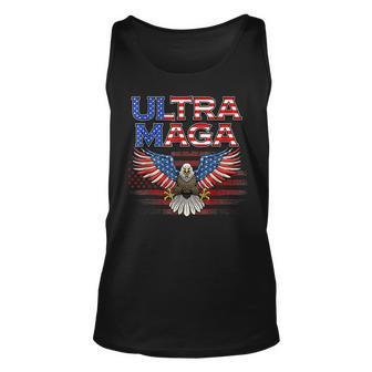 Ultra Maga Us Flag Eagle The Great Maga King Ultra Mega 2022 Men Women Tank Top Graphic Print Unisex - Thegiftio UK