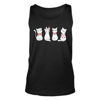 Un Deux Trois French Cat Cats Owner Lover Gift Unisex Tank Top - Seseable