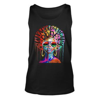 Unapologetically Dope Black Pride Melanin African American V20 Unisex Tank Top - Seseable