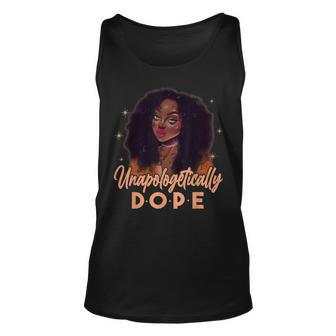 Unapologetically Dope Black Pride Melanin African American V21 Unisex Tank Top - Seseable