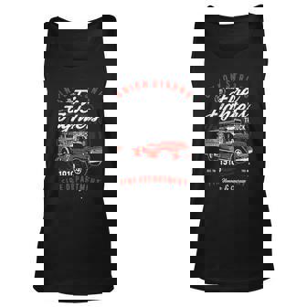 Union Strong Fire Fighters Fire Dept Firefighter Fireman Unisex Tank Top | Seseable CA