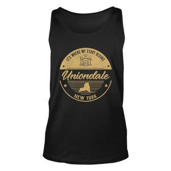 Uniondale New York Its Where My Story Begins Unisex Tank Top - Seseable