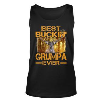 Unique Best Buckin Grumpa Ever For Dad Fathers Day Unisex Tank Top | Mazezy UK