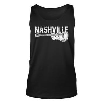 Unique Country Music Lovers Nashville Musician Guitar Cool Unisex Tank Top | Mazezy