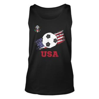 United States Soccer American Football Usa Futbol Unisex Tank Top | Mazezy