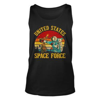 United States Space Force Vintage Funny Unisex Tank Top | Mazezy