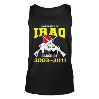 University Of Iraq War Veteran Unisex Tank Top | Seseable CA