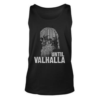 Until Valhalla Viking Us Flag Vintage -Til Valhalla Unisex Tank Top | Mazezy