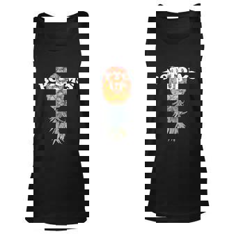 Upside Down Pineapple V2 Men Women Tank Top Graphic Print Unisex - Thegiftio