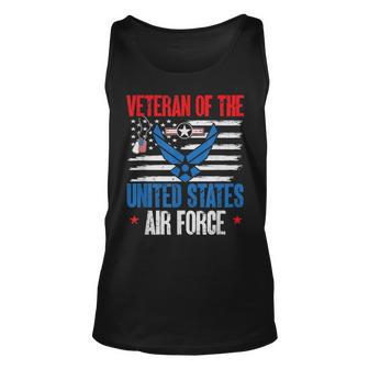 Us Air Force Veteran Veteran Of The United States Air Force V2 Unisex Tank Top - Seseable