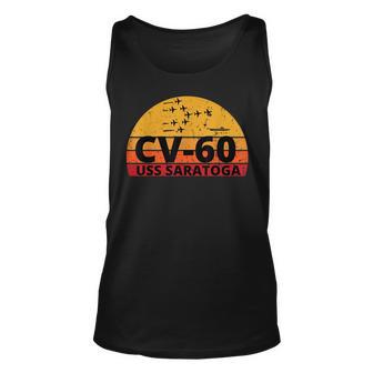 Us Aircraft Carrier Cv-60 Uss Saratoga Unisex Tank Top - Seseable