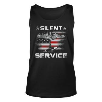 US Navy Submarines Silent Service Patriotic Gifts Unisex Tank Top - Seseable