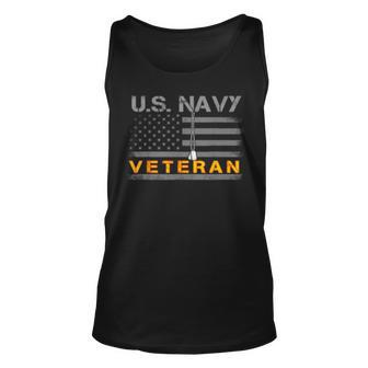 Us Navy Veteran T Vintage American Flag Gift Unisex Tank Top | Mazezy
