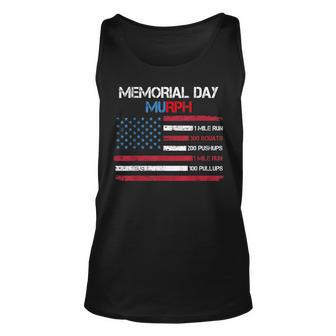 Usa American Flag Memorial Day Murph 2023 Veteran Workout Unisex Tank Top | Mazezy