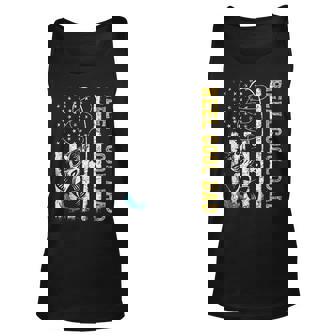 Usa Flag Reel Cool Dad Fishing Fisher Fisherman Fathers Day Unisex Tank Top - Thegiftio