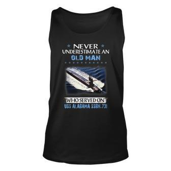 Uss Alabama Ssbn-731 Submarine Veterans Day Father Day Gift Unisex Tank Top - Seseable