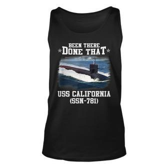 Uss California Ssn-781 Submarine Veterans Day Father Day Unisex Tank Top - Seseable