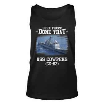 Uss Cowpens Cg-63 Ticonderoga Class Cruiser Father Day Gift Unisex Tank Top - Seseable