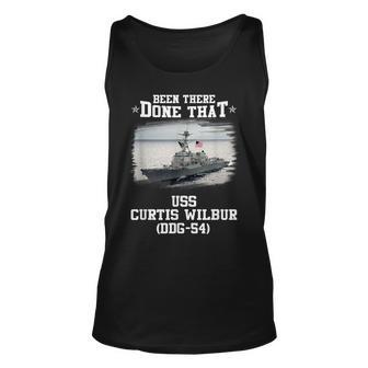 Uss Curtis Wilbur Ddg-54 Destroyer Class Veteran Father Day Unisex Tank Top - Seseable
