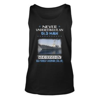 Uss Forrest Sherman Ddg-98 Destroyer Class Father Day Unisex Tank Top - Seseable