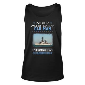 Uss Goldsborough Ddg-20 Destroyer Class Veterans Father Day Unisex Tank Top - Seseable