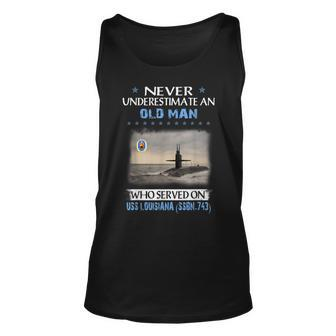Uss Louisiana Ssbn-743 Submarine Veterans Day Father Day Unisex Tank Top - Seseable